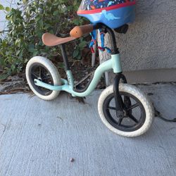 Helmet and Balance Bike