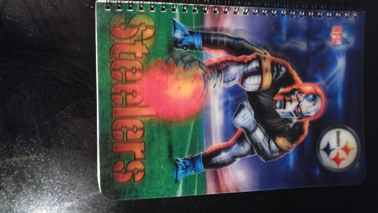 Steelers 3D notebook