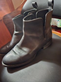 Ariat Women's Broadway Boots Black Leather Ankle Boots US 8.5B