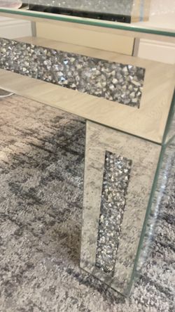 Aki-home sparkling crystal coffee table