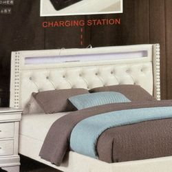 LED Queen Bed Frame And Matress Jb Furniture Baratero 