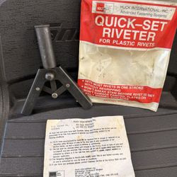 Huck PR-75 Quick-Set Hand Riveter for Plastic Rivets