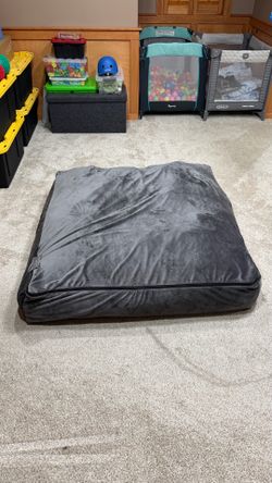 Kids Sensory Crash Pad / Giant Foam Floor Cushion – Gray
