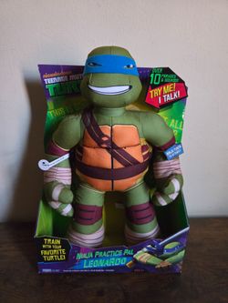 TMNT NINJA PRACTICE PAL PLUSH DOLL NINJA TURTLES