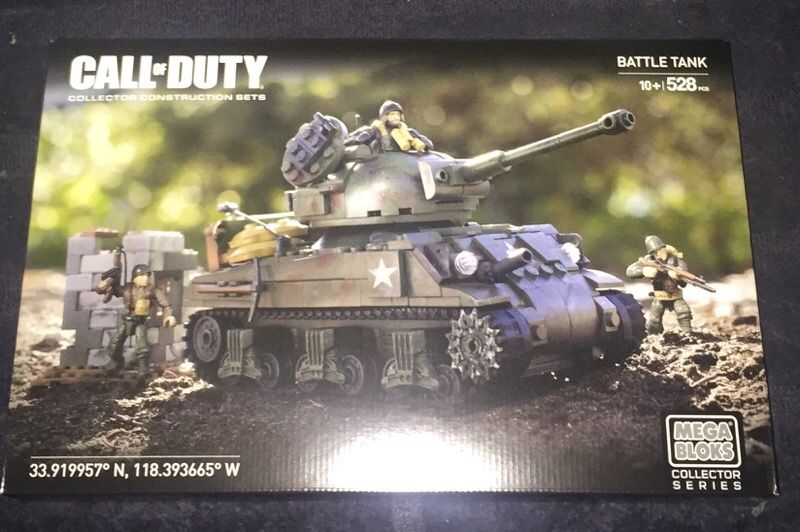 Battle Tank Mega Bloks Call of Duty Legends collectible block building construction set cng96