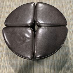 Leather Quadrant Stools