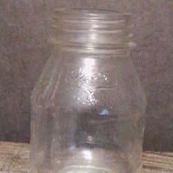 Vintage Glass Wyeth 3 Oz baby Bottle.