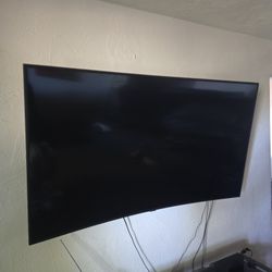 65" Curved Samsung 4k TV 