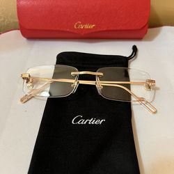 Cartier C Decor Rimless Glasses