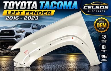 2016 2017 2018 2019 2020 2021 2022 2023 TOYOTA TACOMA LEFT SIED FENDER OEM