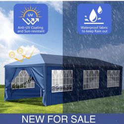 10x30 wedding party tent outdoor canopy teng with 8 side walls white FOR SALE  Carpa