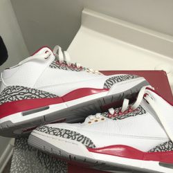Jordan 3 Cardinal Red