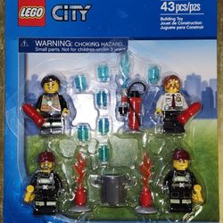 LEGO CITY: Fire Accessory Set (850618) - 43pcs - New & Sealed + Block Removal Tool"sealed"
