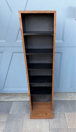 Adjustable CD DVD Storage Tower