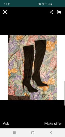 Thigh high boots - size 10