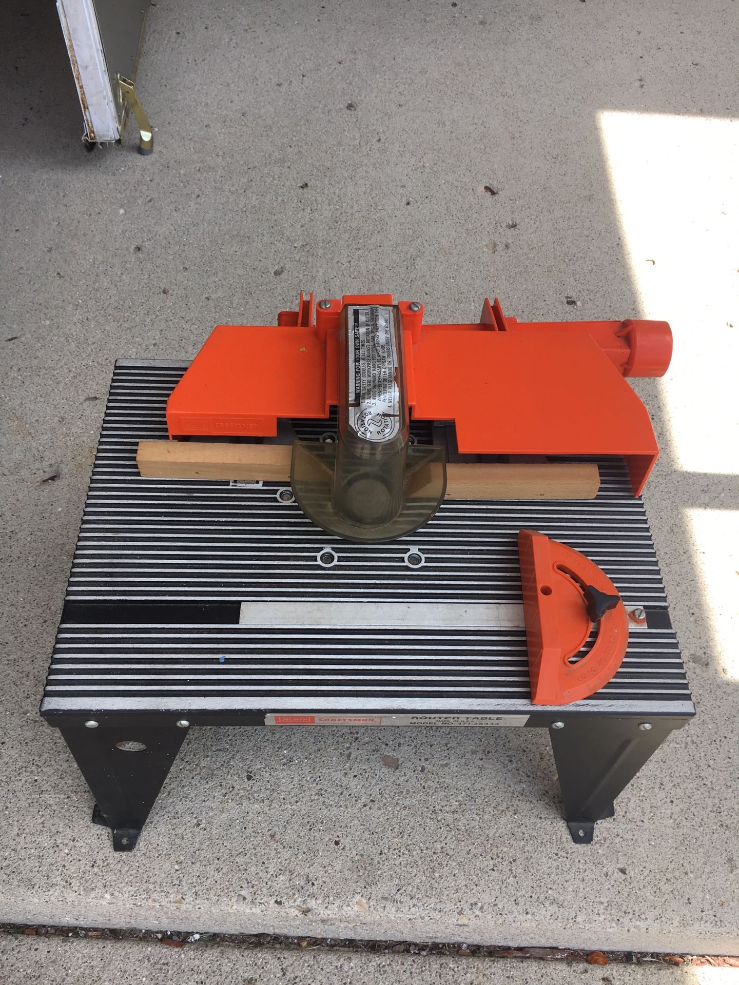 Vintage Sears Craftsman 17125443 Router Table With Vacuum Attachment Centerville Or Englewood For Sale In Woodbourne Hyde Park