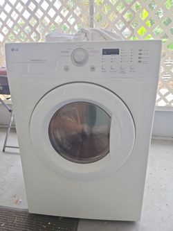 LG SENSOR DRY, WHITE, MODEL #DLE1310W,L28"W27"L28"