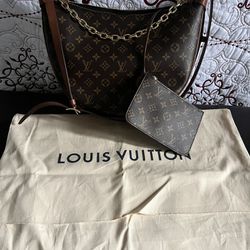 Louis Vuitton Loop Hobo Reverse Monogram Canvas Brown Auction