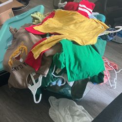 Bin Full Of Baby Clothes 