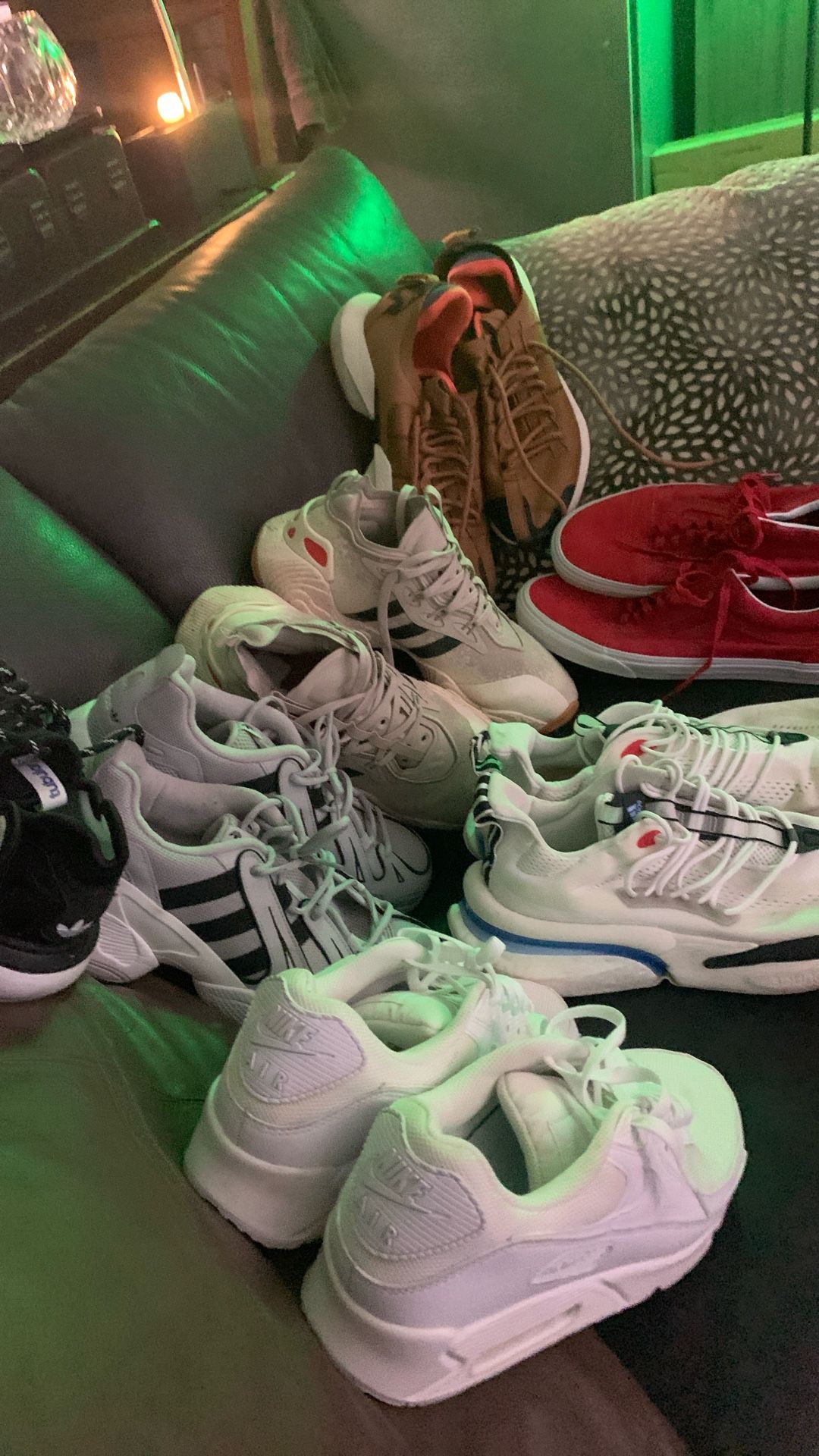 Menโs Tennis Shoes all Like New Size 10.50/ 13.