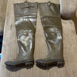 Vintage Northwest Territory Rubber Hip Waders, Insulated & Waterproof – Size 12