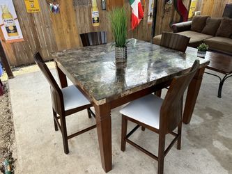 Marble Top Dinning Set