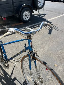 Vintage Peugeot bicycle for sale.  Classic Peugeot steel-frame bike. Selling as-is in its current condition. It could use some basic maintenance and a