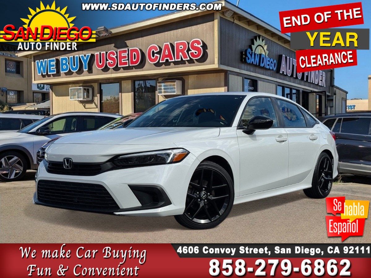 2023 Honda Civic Sedan Sport, Adaptive Cruise Control,