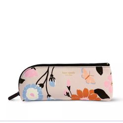 Kate Spade Floral Zip-Up Pencil Case