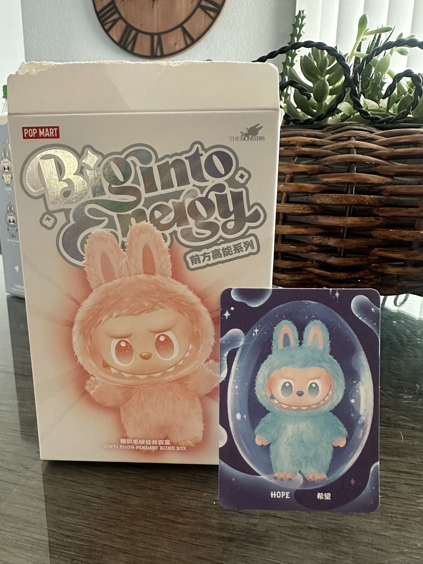 Authentic Pop Mart Labubu “hope” Big Into Energy Series