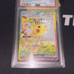 Pikachu SIR Psa 9 Surging Sparks