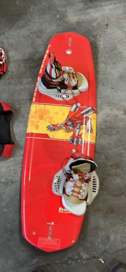 Wakeboard + Life Vest + Water Ski and Wake board Ropes