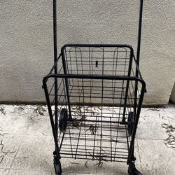 Folding Shopping Cart Multi-purpose Utility Cart Trolley Large Capacity