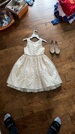 Girl’s Evening Outfit - Dress And Shoes