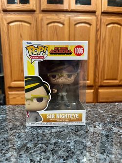 Funko Pop Movies My Hero Academia“Sir Nighteye” #1006 Vinyl Figure.  Brand New Never Opened. Mint condition .  Has been on display in a cabinet with a