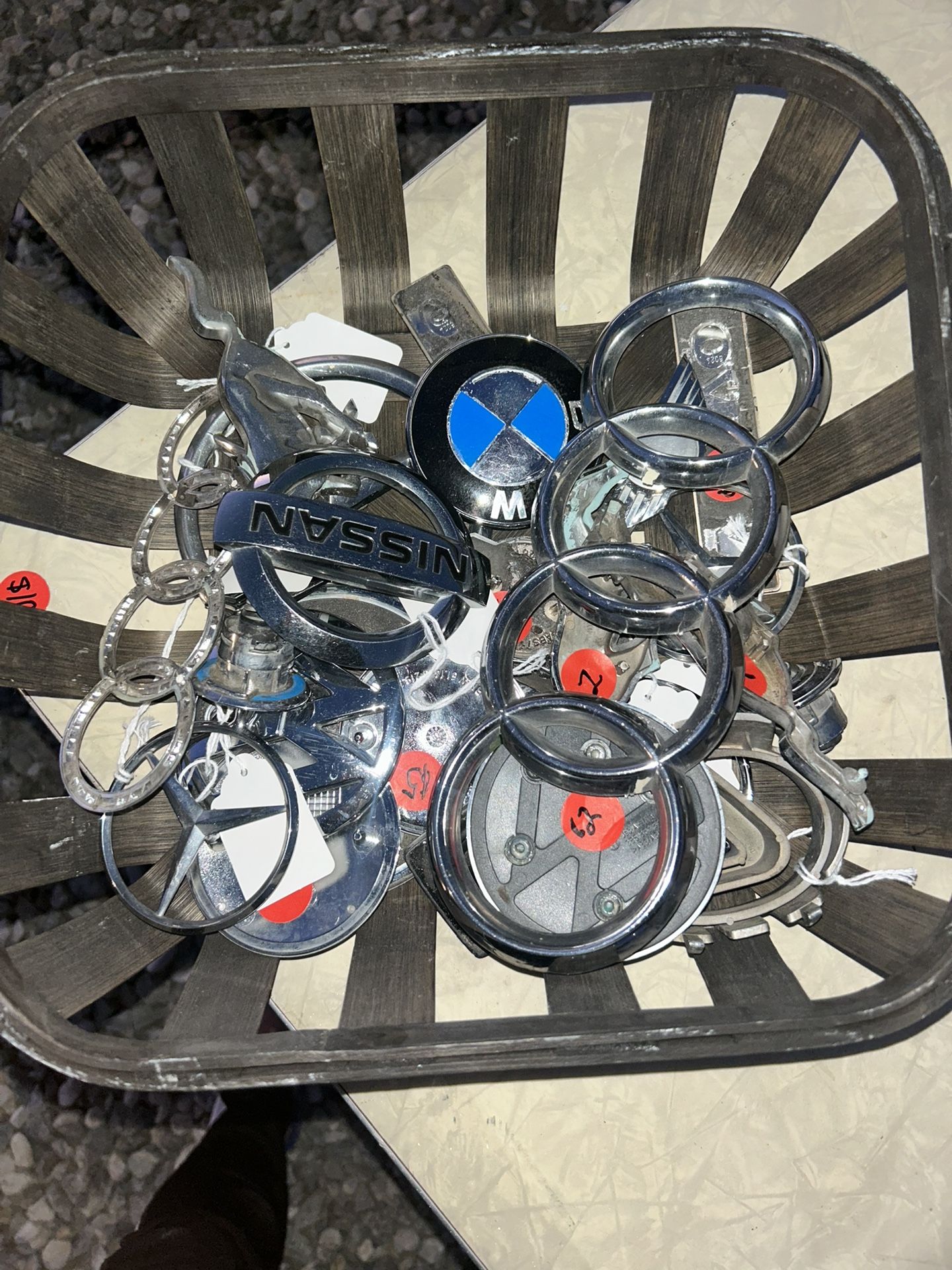 Lot Of 24 Car Emblems