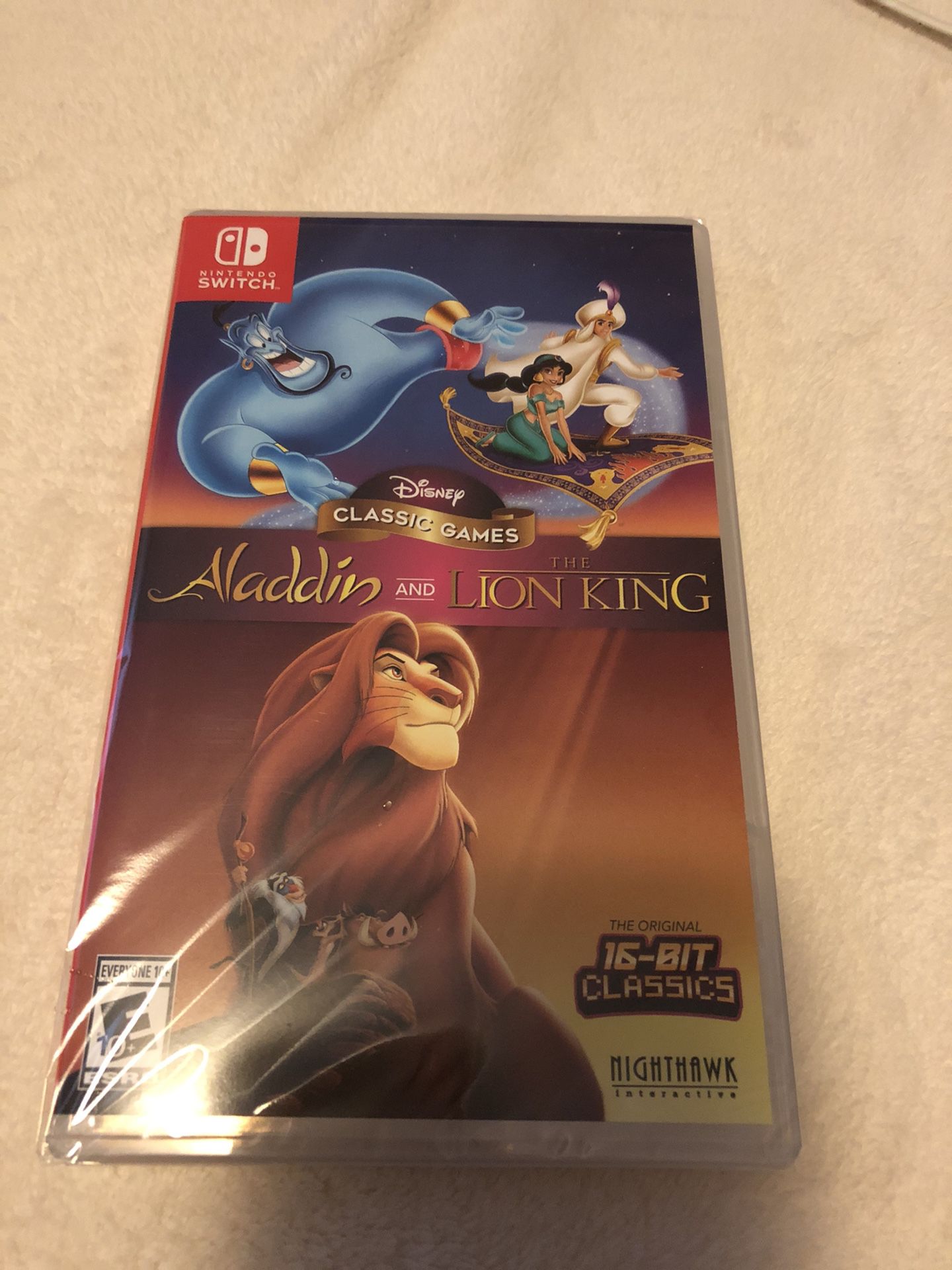 Brand new Nintendo Switch Aladdin and Lion King