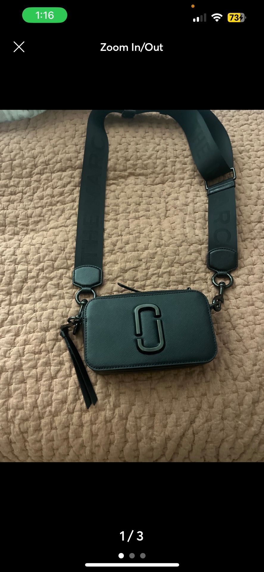 marc jacobs snap shot crossbody shoulder bag