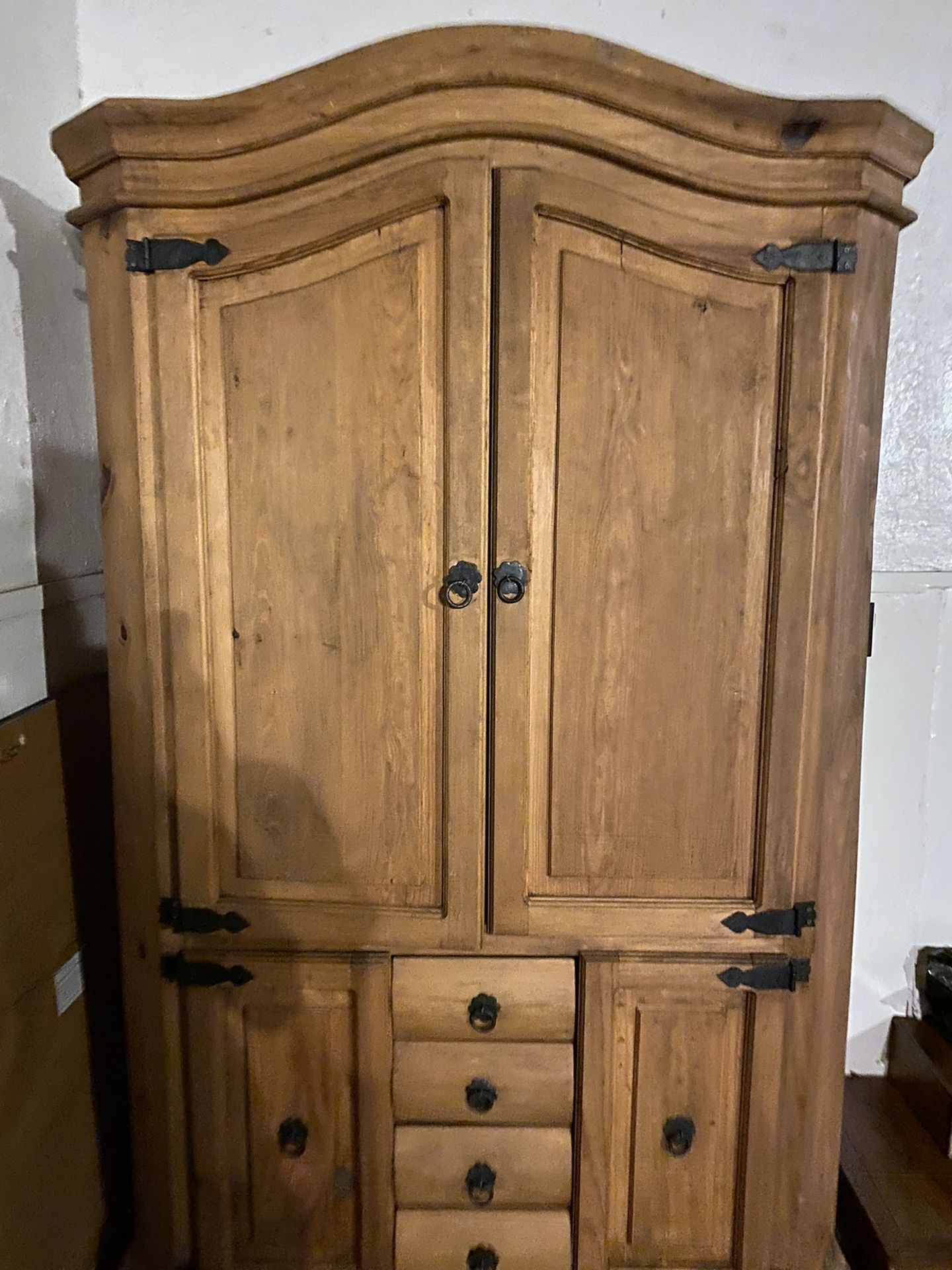 Handmade Wood Wardrobe