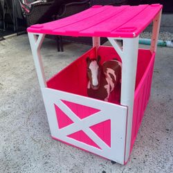 Infant Stable With A Horse 