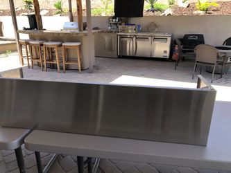 Stainless Viking Hood Extension