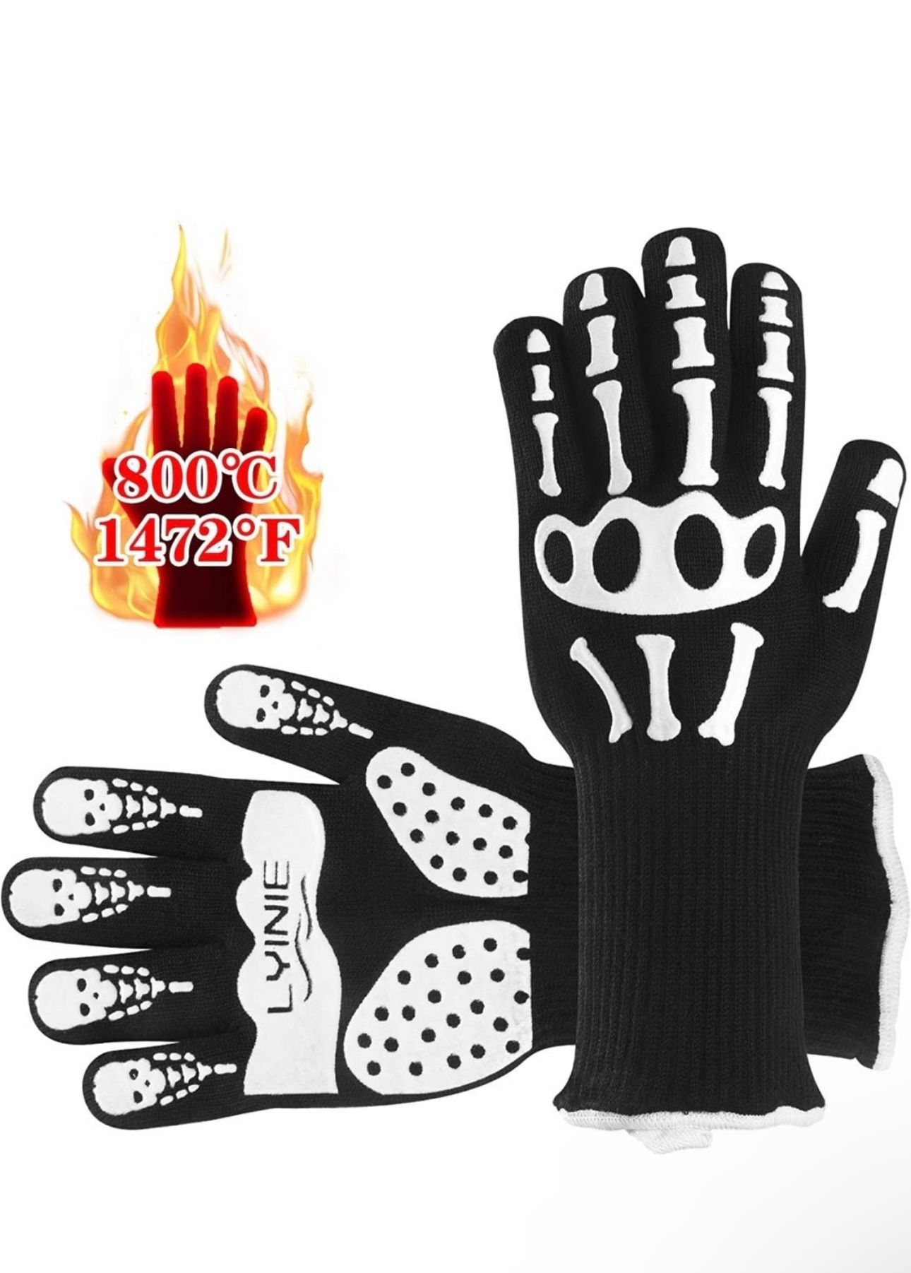 Heat resistance-bbq gloves