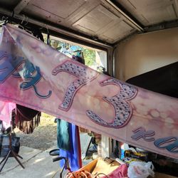 New Happy 73 Birthday Banner