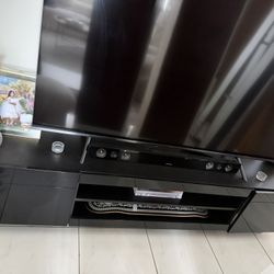 Black High Gloss TV Stand