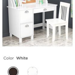 Kids Kraft White Kids Desk