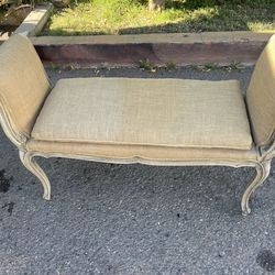 French antique bench