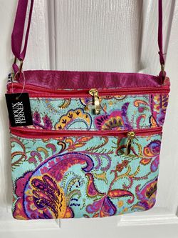 Crossbody Purse Travel Bag w/zipper Small Multiple Pouch Invisible Light Weight