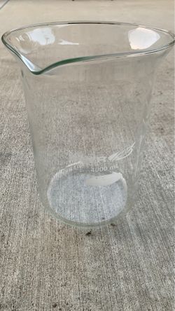 4000mL glass beaker