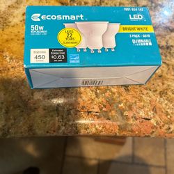 ECOSMART LED Light Bulbs GU10 Bright White