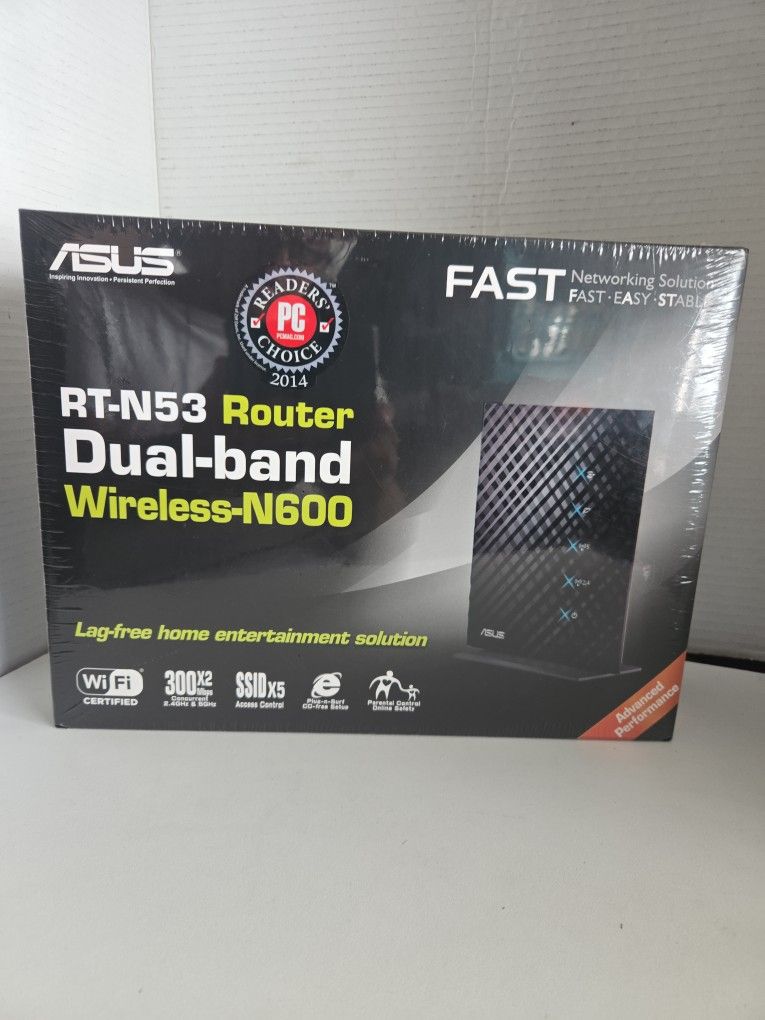 ASUS RT-N53 Router Dual Band Wireless-N 600 NIB!